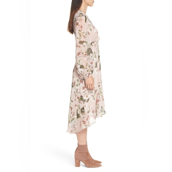 Ever New Floral Print High/Low Hem Dress | 6 NWT - Picture 4 of 16